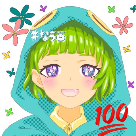オリジナルキャラクターを描いてます