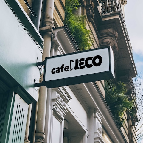 cafeNECOのロゴ（DEMO）