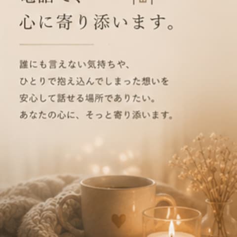 電話で心に寄り添います