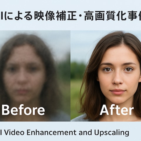 AIによる映像補正・高画質化事例