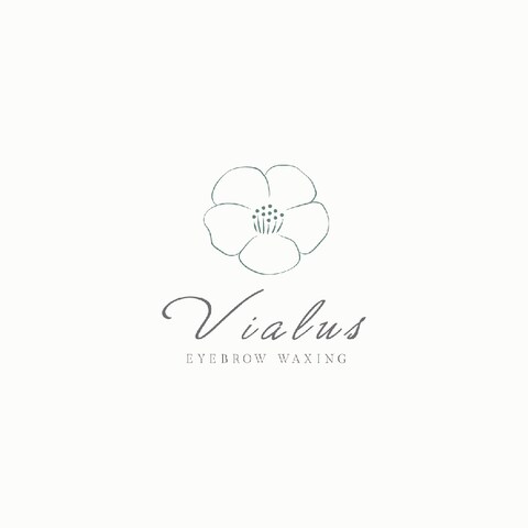 眉毛サロン「Vialus」ロゴデザイン