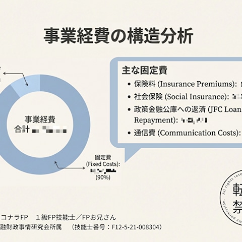 事業に対するコストの洗い出し