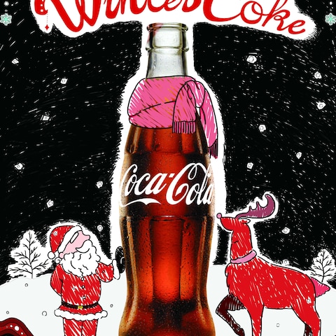 冬の広告「コカコーラ」