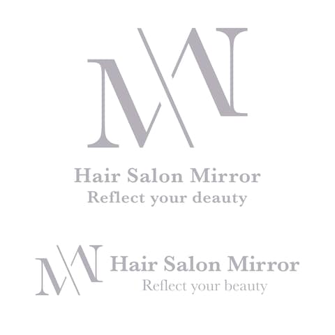 Hair Salon Mirror　ロゴ
