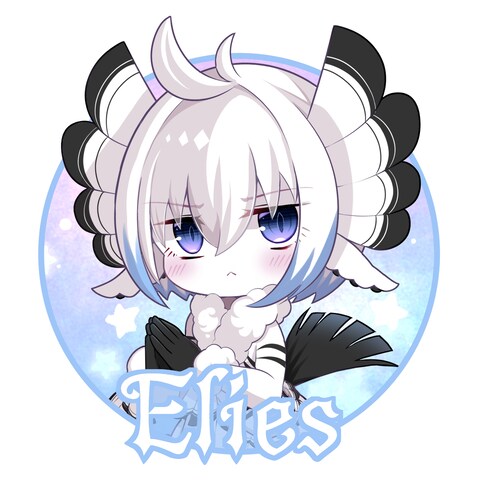 オリジナルキャラのデフォルメイラスト