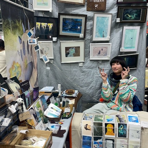 2025年12月 名古屋クリエーターズマーケット 出展風景