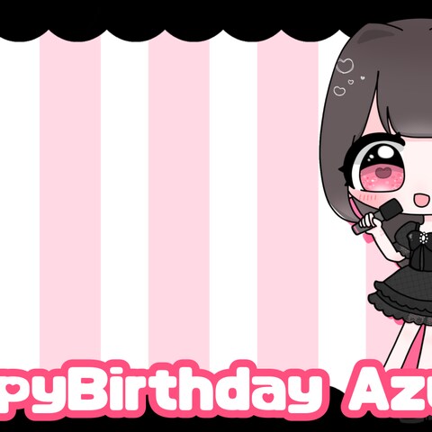 植村梓さん生誕祭 メッセージカード