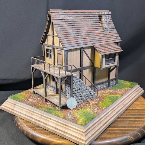 建物のジオラマ