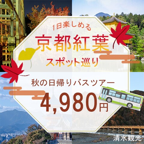 ココナラ出店画像【京都日帰りバスツアー】