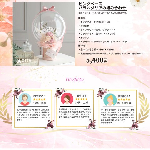 友人のflowerアレンジメントのLP制作