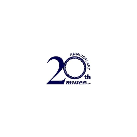 millerJAPAN様の20thロゴデザインを担当しました