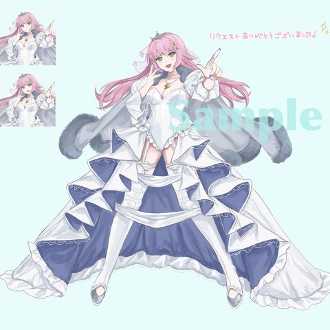 TRPGの立ち絵イラストのご依頼
