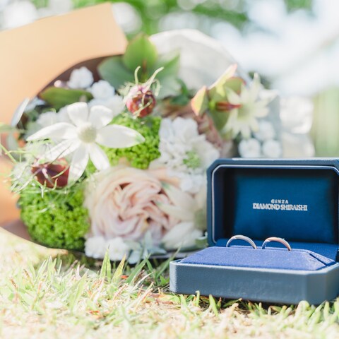 結婚指輪の物撮り写真撮影