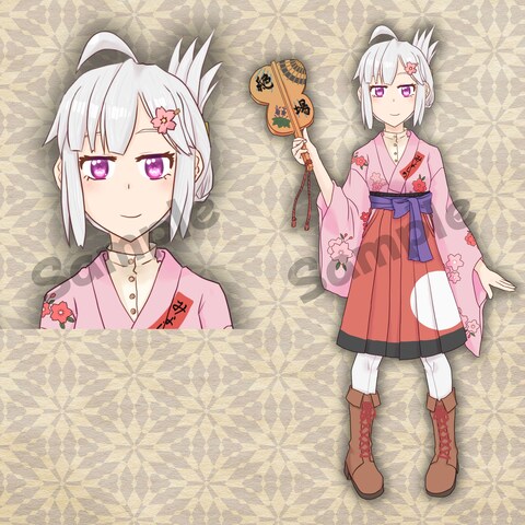 花札モチーフのオリジナルキャラ