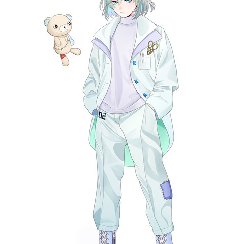 キャラクターデザインをしました。