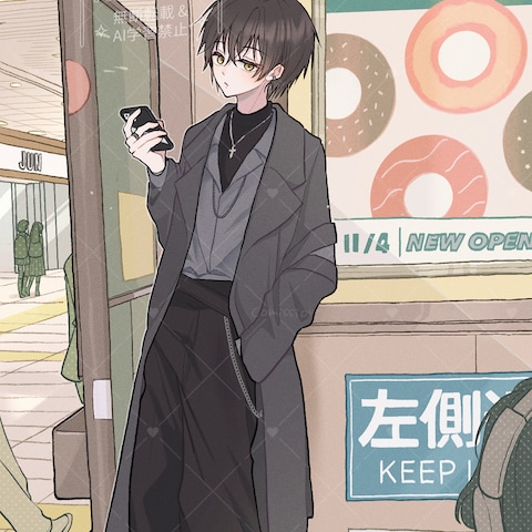 【お仕事】配信背景及びグッズ用イラスト