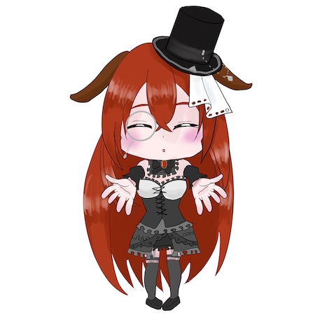 黒橋西菜様依頼イラスト