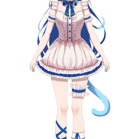 VTuber藍こばるの立ち絵