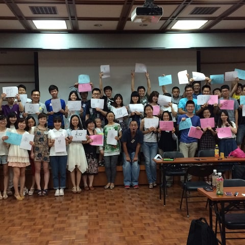 『日本語学習×演技法』講演+ワークショップ(北京外国語大学)