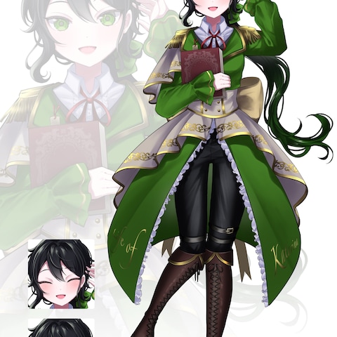 九十九 カタリ 様 立ち絵制作
