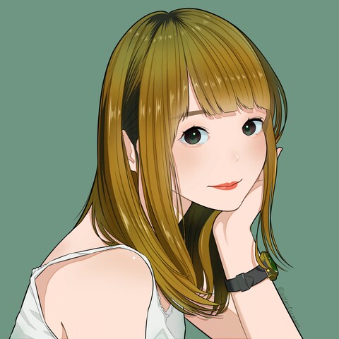 似顔絵サンプル（女性）