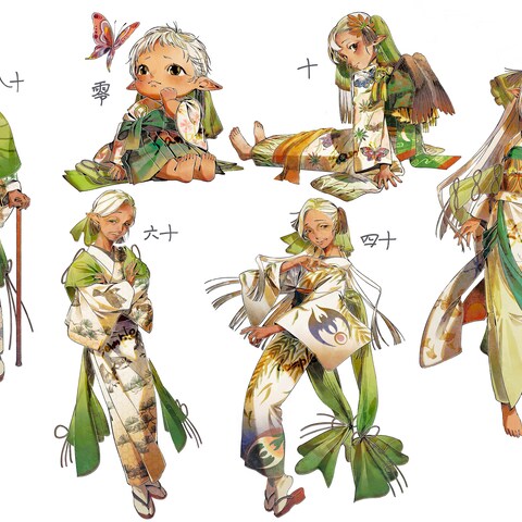 年齢別キャラクターデザイン・立ち絵イラスト