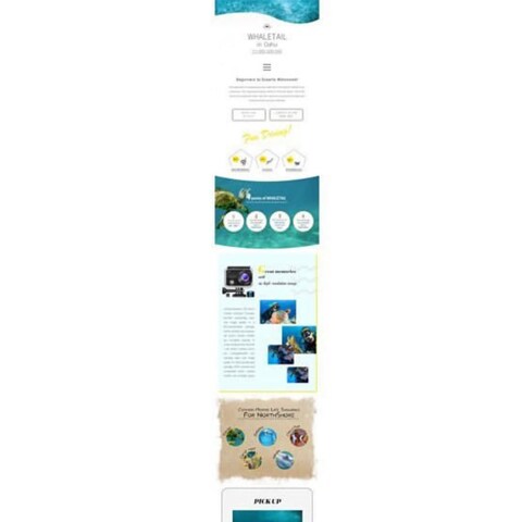 diving shop　簡易HP