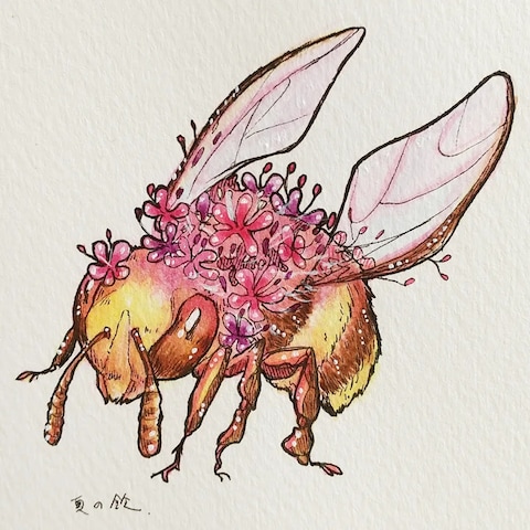 趣味絵～ミツバチ～