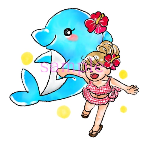 イルカさんと女の子