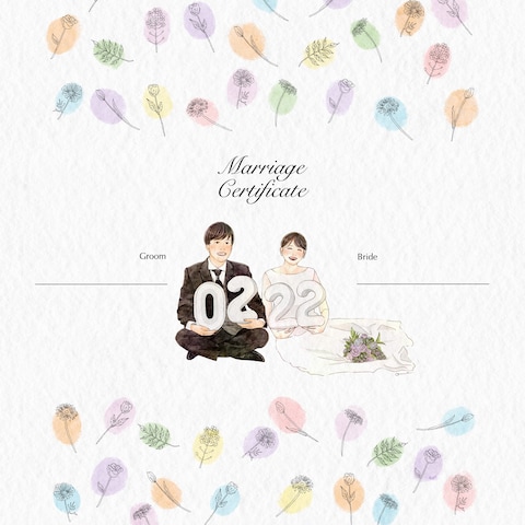 ゲスト参加型結婚証明書