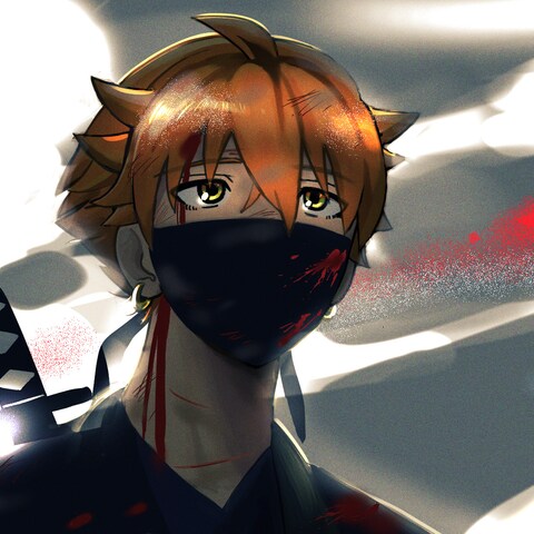 オリジナルキャラクターのイラスト