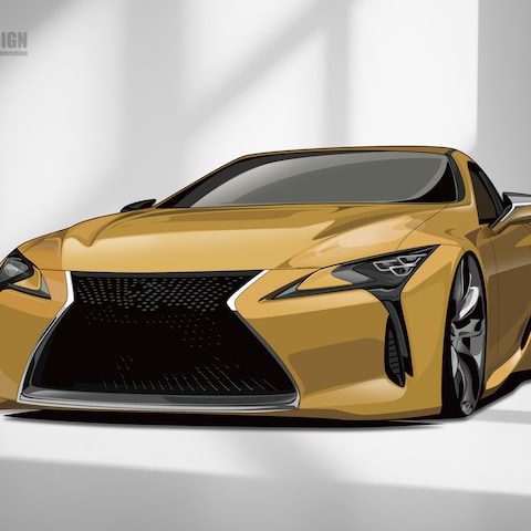 LC500/イラスト制作例