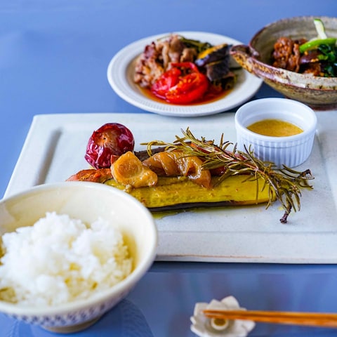 夕食の撮影