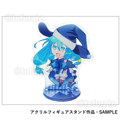 アクリルフィギュアスタンド（実物完成品写真）