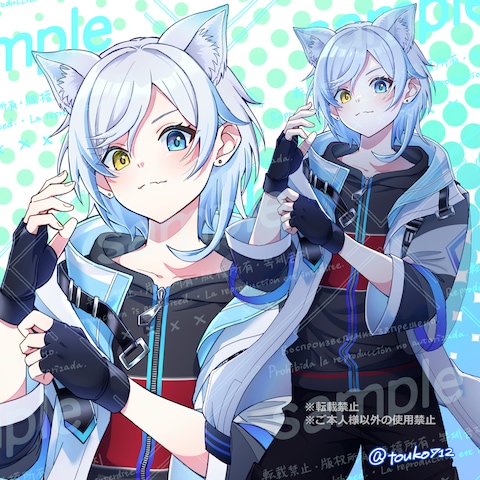 Vtuber立ち絵イラスト