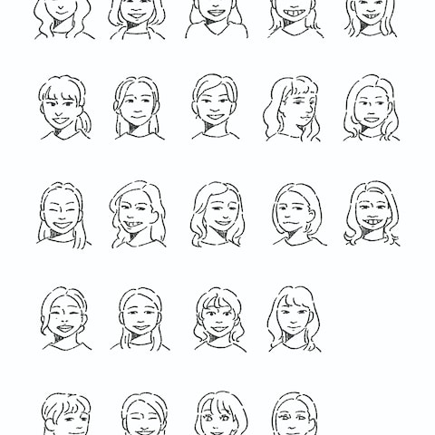 似顔絵イラスト