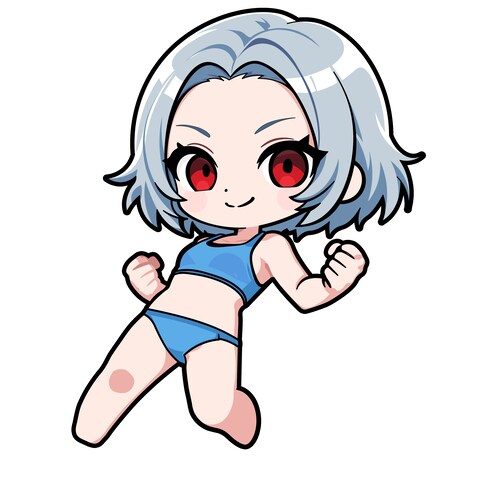 サンプルイラスト「生駒　華」
