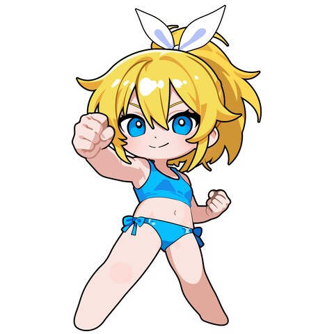 サンプルイラスト「菜畑　柚季」