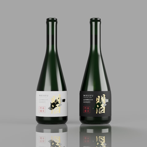 日本酒のラベルデザイン