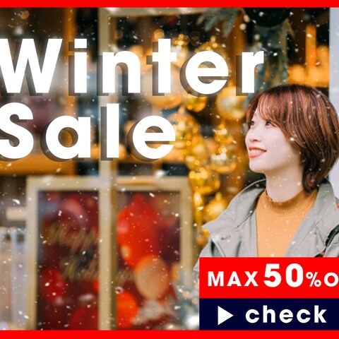 Winter saleのバナー