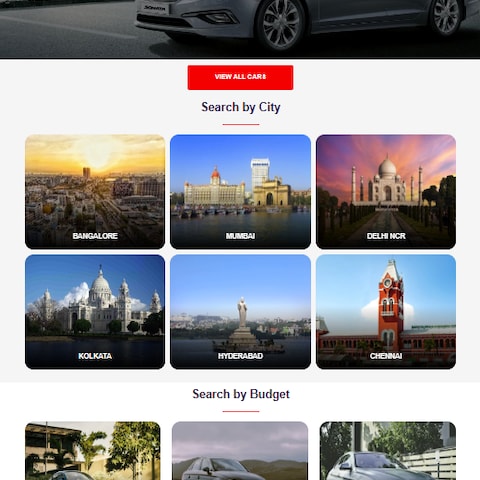 車を出品するための e コマース ウェブサイト
