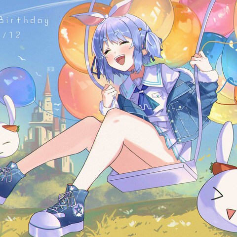 vtuber様誕生日イラスト