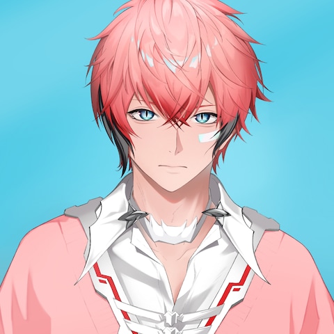 趣味絵 証明写真風 VTuberのFA