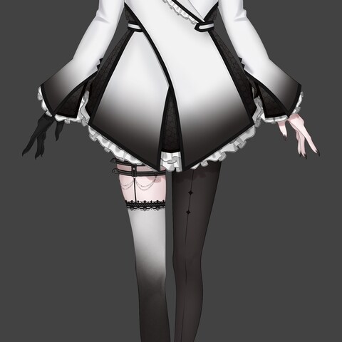 VTuber パーツ分けイラスト
