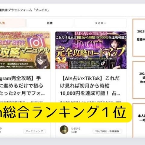 コンサル生が初コンテンツ販売で総合ランキング1位獲得