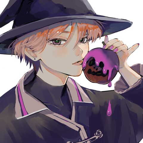 創作男子ハロウィンイラスト