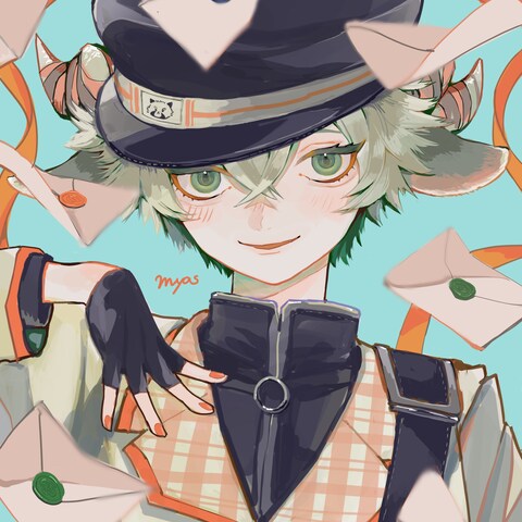 創作男子のイラスト