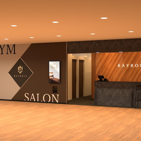 [店舗]RAYROLE 鹿児島ライカ店の外観パース制作
