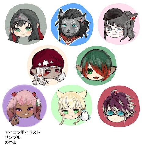 ゲームのアバターアイコン
