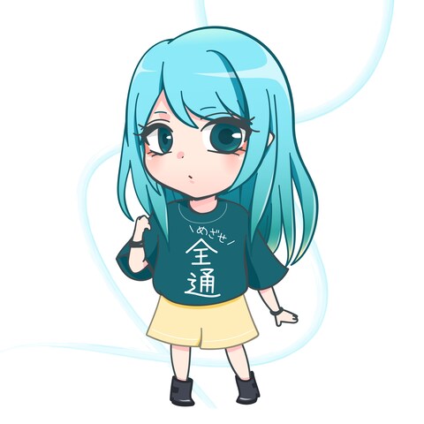 SNSアイコン用のミニキャラ